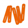 Oval Plastic Building Block - Orange