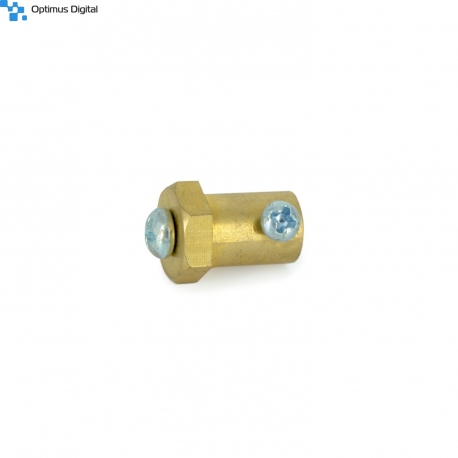 Hub de Cuplaj Hexagonal Auriu Motoare cu Ax de 5 mm