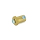 Hub de Cuplaj Hexagonal Auriu Motoare cu Ax de 5 mm