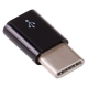 USB Micro-B to USB-C Adapter, Black