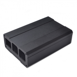 Black Metalic Case for Raspberry Pi