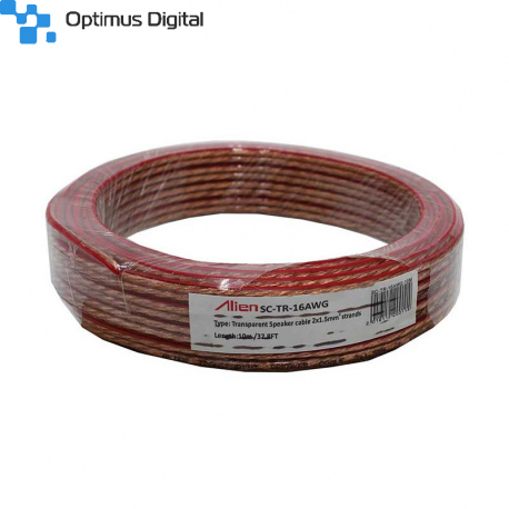 Cablu Difuzor Transparent 2x1.5mm 10m