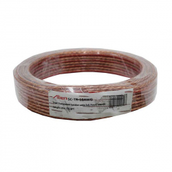 Transparent Speaker Cable 2x0.75mm 10m