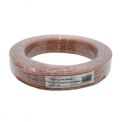 Transparent Speaker Cable 2x0.75mm 25m