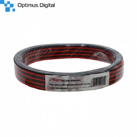 Cablu Difuzor Roșu / Negru 2x0.5mm 10m
