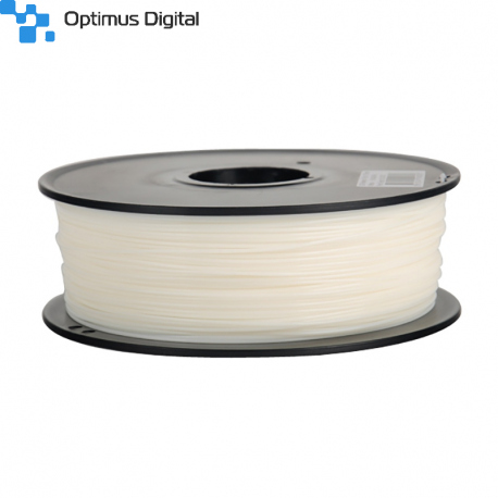 Filament Silk Gloss pentru Imprimanta 3D 1.75 mm PLA 1 kg - Alb
