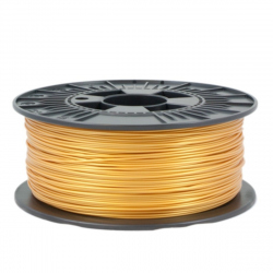 1.75 mm, 1 kg PLA Silk Gloss Filament for 3D Printer - Gold