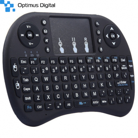 Rii i8+ 2.4 GHz Black Mini Wireless Keyboard