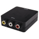 Convertor de la AV la HDTV /  RCA la HDTV - Negru