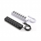 7 Ports USB 2.0 HUB - Black