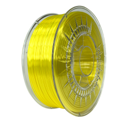 Filament Devil Design pentru Imprimanta 3D 1.75 mm  Silk  1 kg - Galben Luminos