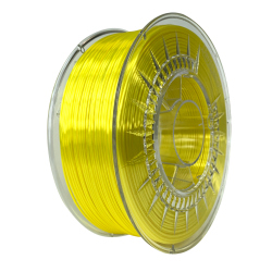 Filament Devil Design pentru Imprimanta 3D 1.75 mm Silk 1 kg - Galben Luminos