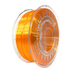 Filament Devil Design pentru Imprimanta 3D 1.75 mm Silk 1 kg - Portocaliu Luminos