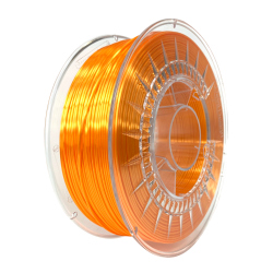 Filament Devil Design pentru Imprimanta 3D 1.75 mm  Silk  1 kg - Portocaliu Luminos