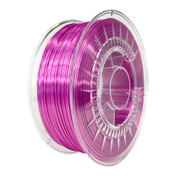 Filament Devil Design pentru Imprimanta 3D 1.75 mm  Silk  1 kg - Roz Aprins