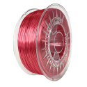 Filament Devil Design pentru Imprimanta 3D 1.75 mm  Silk  1 kg - Rosu