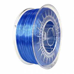 Filament Devil Design pentru Imprimanta 3D 1.75 mm  Silk  1 kg - Albastru