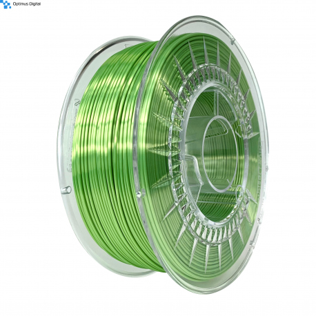 Filament Devil Design pentru Imprimanta 3D 1.75 mm  Silk  1 kg - Verde Luminos