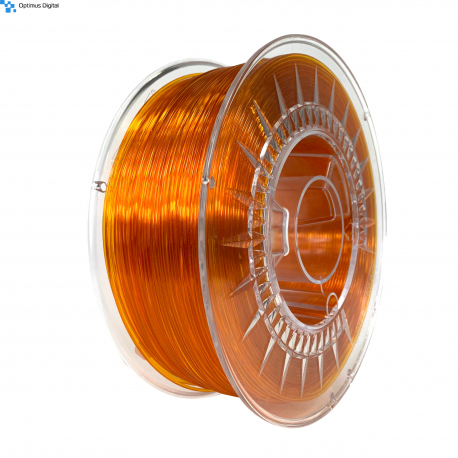 Devil Design PETG Filament - Transparent Bright Orange 1 kg, 1.75 mm