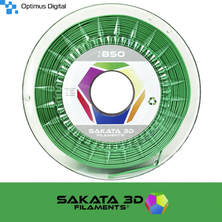 Filament Sakata 3D PLA Ingeo 3D850 - Silk Clover (Verde Trifoi) 1.75 mm 1 Kg