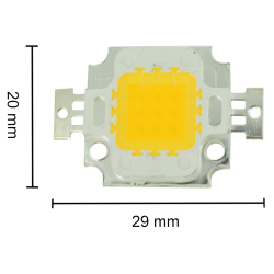 LED de 10 W cu Temperatura de Culoare 6000-6500 K