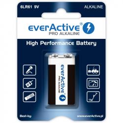 Baterie Alcalină everActive Pro 6LR61 9 V