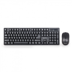 Set Negru Tastatura si Mouse Wireless