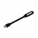 Lampa LED USB Flexibila, NEGRU