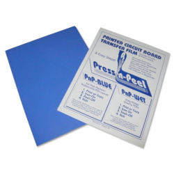 Folie pentru Realizare Cablaje Press and Peel Blue