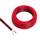 Red and Black Audio Cable 2 x 2.5mm (price per meter)