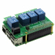 4 Relays 10A/240V 8-Layer Stackable Card for Raspberry Pi