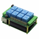 Sequent Microsystems Placă cu 8 Relee de 10A/240V pentru Raspberry Pi, cu folosire până la 8 Module Stivuibile