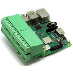 Sequent Microsystems Pluggable Breakout Card Type-3 Accepting 24-14 AWG Wires for Raspberry Pi