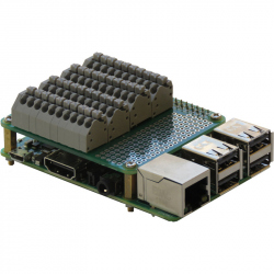 Sequent Microsystems Spring Loaded Breakout Card Type-2 Accepting 22-18 AWG Wires for Raspberry Pi