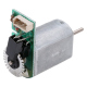 Mini Motor with Speed Encoder (Motor: 6 - 12 V, Encoder: 2 - 3.3 V)