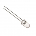 LED Alb de 5 mm cu Lentile Transparente
