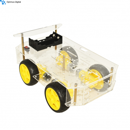 4 Motors Robot Kit (Transparent)