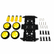 Kit Robot cu 4 Motoare (Negru)