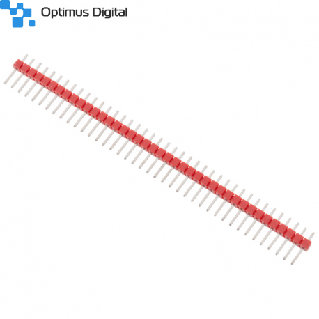 Header de pini rosu 2.54 mm (40p)