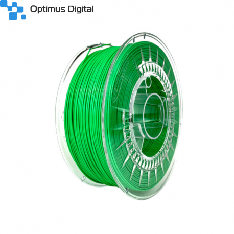 Filament Devil Design pentru Imprimanta 3D 1.75 mm PLA 1 kg - Verde Deschis
