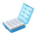 R6/AA R03/AAA Blue Battery Case