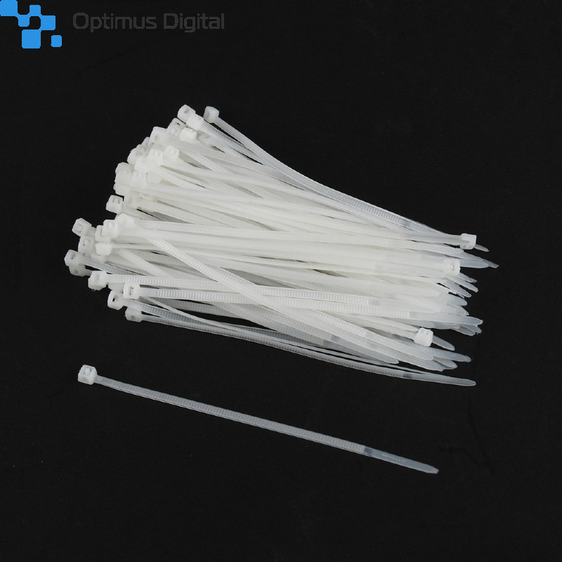 Nylon Cable Ties 100mm 2.5mm Width Bag of 100 pcs - Optimus Digital