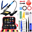 Plusivo Soldering Iron Kit for Electronics with Diagonal Cutter - EU Plug