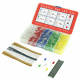 Plusivo LED Assortment Kit (500 pcs) with Bonus PCB and 220Ω Resistors