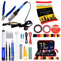 Plusivo Soldering Iron Kit for Electronics with Diagonal Cutter - UK Plug