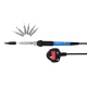 Plusivo Soldering Iron Kit for Electronics with Diagonal Cutter - UK Plug