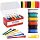 Hookup Wire Kit (6 colors, 5m each, AWG18, Solid Wire) PVC Jacket