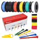 Hookup Wire Kit (6 colors, 5m each, AWG18, Solid Wire) PVC Jacket