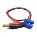 Cablu 14AWG Adaptor pentru Incărcare cu Mufă EC5 și Mufă Banană de 4 mm