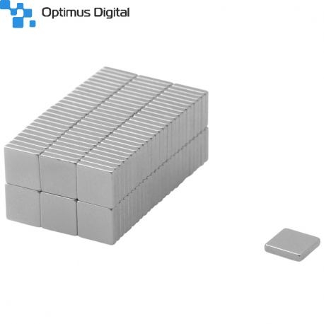 Magnet Bloc din Neodim 5x5x1 mm N38